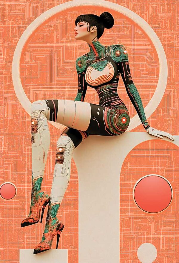 Limited edition sci-fi poster: 0005 Digital Salome